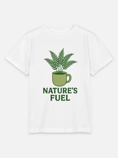 natures fuel - Stanley/Stella Kinder T-Shirt MINI CREATOR - Weiß