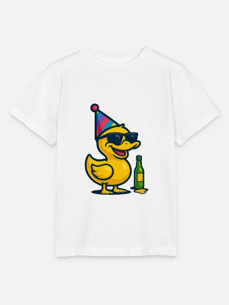 PartyDuckey - Stanley/Stella Kinder T-Shirt MINI CREATOR - Weiß