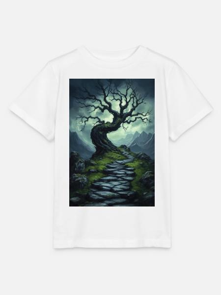 Dark Fantasy Illustration - Stanley/Stella Kinder T-Shirt MINI CREATOR  - Weiß