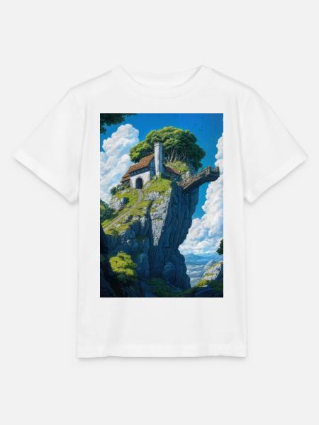 Berghauslandschaft - Stanley/Stella Kinder T-Shirt MINI CREATOR - Weiß