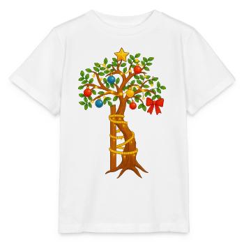 Bäumchen von Andry in weihnachtlich - Stanley/Stella Kinder T-Shirt MINI CREATOR  - Weiß - Vorne - Maike (125cm)