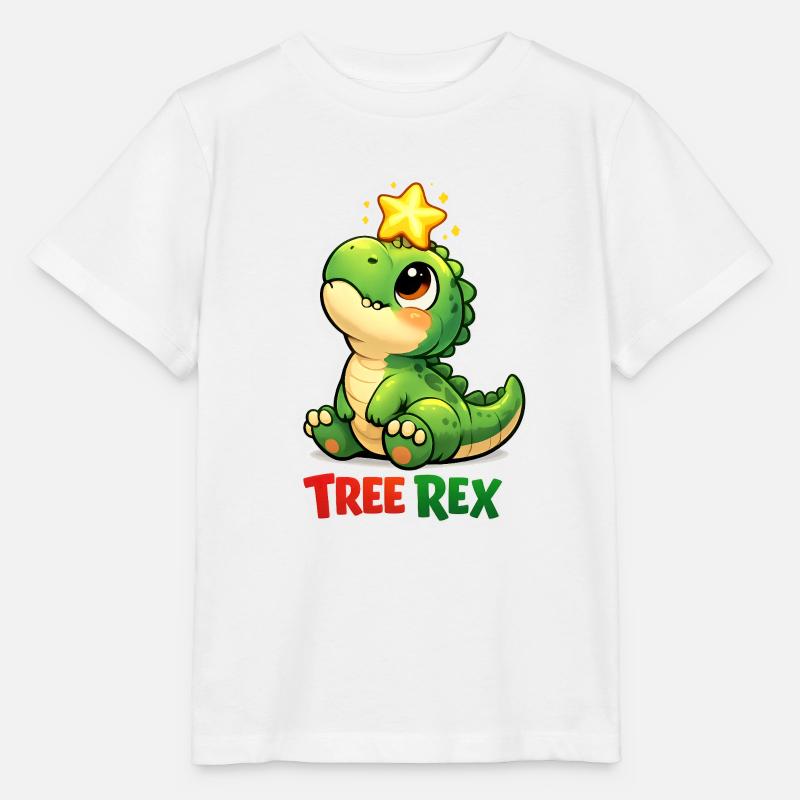 Tree Rex Dino T Rex - Stanley/Stella Kinder T-Shirt MINI CREATOR  - Weiß