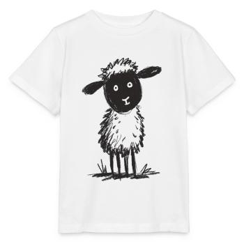 Fluffy Doodle Sheep - Stanley/Stella MINI CREATOR Kids’ T-Shirt - white - Front - Maike (125cm)