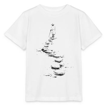 walk the path - Stanley/Stella MINI CREATOR Kids’ T-Shirt - white - Front - Maike (125cm)