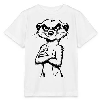 Erdmännchen - Stanley/Stella Kinder T-Shirt MINI CREATOR  - Weiß - Vorne - Maike (125cm)