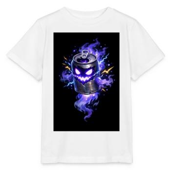 Violette Spukkanone Halloween - Stanley/Stella Kinder T-Shirt MINI CREATOR  - Weiß - Vorne - Maike (125cm)