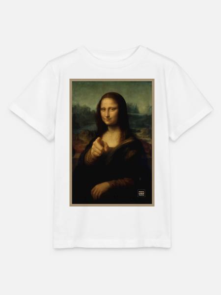 Mona Lisa hat dich gewählt - Stanley/Stella Kinder T-Shirt MINI CREATOR - Weiß