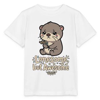 Solitaire mais génial - T-shirt bio MINI CREATOR Stanley/Stella Enfant - blanc - Devant - Maike (125cm)