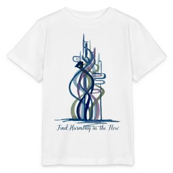 Harmonie dans le Flux - T-shirt bio MINI CREATOR Stanley/Stella Enfant - blanc - Devant - Maike (125cm)