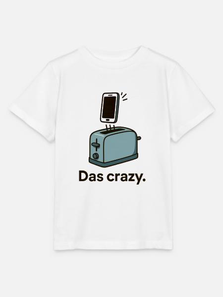 Telefon im Toaster – Frühstücksstörung - Stanley/Stella Kinder T-Shirt MINI CREATOR  - Weiß