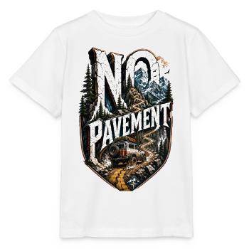 Aventure de véhicules tout-terrain 4x4 sur bitume - T-shirt bio MINI CREATOR Stanley/Stella Enfant - blanc - Devant - Maike (125cm)