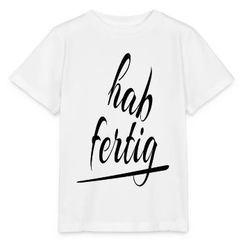 J’en ai fini - T-shirt bio MINI CREATOR Stanley/Stella Enfant - blanc - Devant - Maike (125cm)