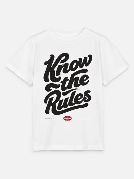 Know the Rules - Stanley/Stella Kinder T-Shirt MINI CREATOR - Weiß