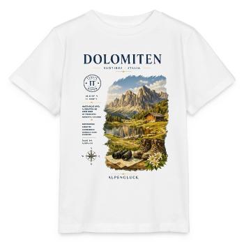 Dolomiten Alpenglück - Stanley/Stella Kinder T-Shirt MINI CREATOR  - Weiß - Vorne - Maike (125cm)