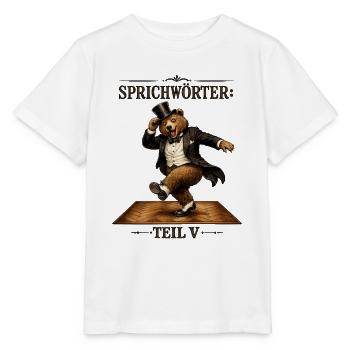 Sprichwort Da steppt der Bär - Stanley/Stella Kinder T-Shirt MINI CREATOR  - Weiß - Vorne - Maike (125cm)