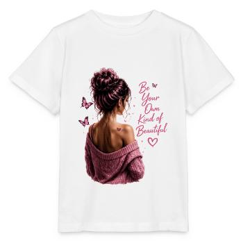 Beautiful - Stanley/Stella MINI CREATOR Kids’ T-Shirt - white - Front - Maike (125cm)
