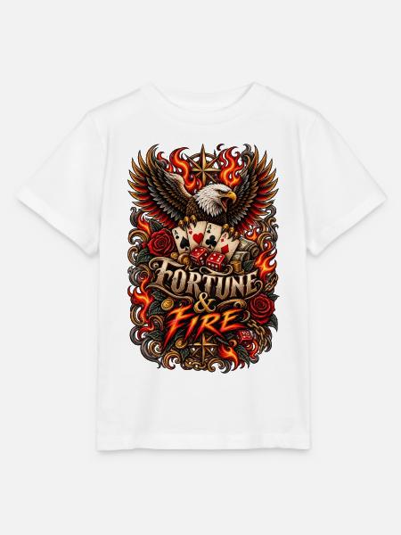 Fortune & Fire - Stanley/Stella Kinder T-Shirt MINI CREATOR  - Weiß