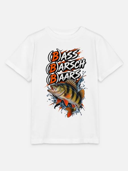 Barsch Angeln - Stanley/Stella Kinder T-Shirt MINI CREATOR - Weiß