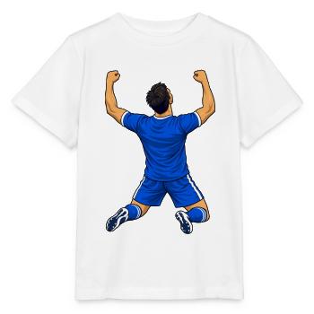 Fußball-Torfeier - Stanley/Stella Kinder T-Shirt MINI CREATOR  - Weiß - Vorne - Maike (125cm)
