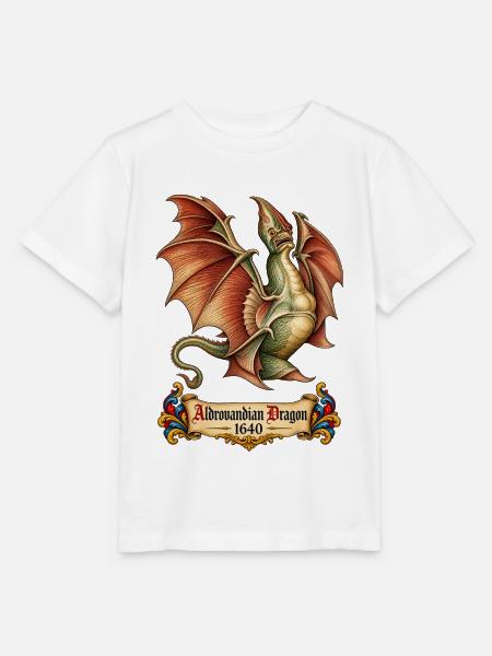 Aldrovandianischer Drache (1640) - Stanley/Stella Kinder T-Shirt MINI CREATOR - Weiß