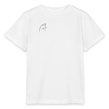 Doigt d’honneur blobbo - T-shirt bio MINI CREATOR Stanley/Stella Enfant - blanc - Devant - Maike (125cm)