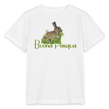 Joyeuses Pâques - T-shirt bio MINI CREATOR Stanley/Stella Enfant - blanc - Devant - Maike (125cm)
