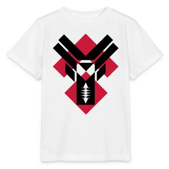 Géométrique Y - T-shirt bio MINI CREATOR Stanley/Stella Enfant - blanc - Devant - Maike (125cm)