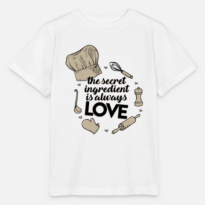 Recette amour - T-shirt bio MINI CREATOR Stanley/Stella Enfant - blanc