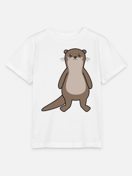 Otter - Stanley/Stella Kinder T-Shirt MINI CREATOR - Weiß