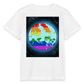 Lgbtq World - Stanley/Stella Kinder T-Shirt MINI CREATOR  - Weiß - Vorne - Maike (125cm)