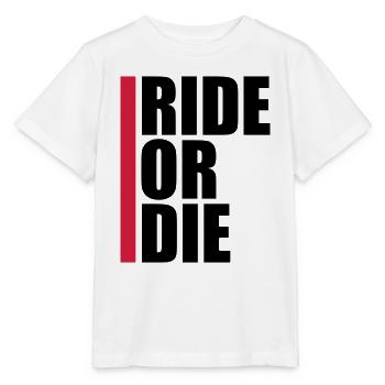 Logo rouge de la barre - T-shirt bio MINI CREATOR Stanley/Stella Enfant - blanc - Devant - Maike (125cm)