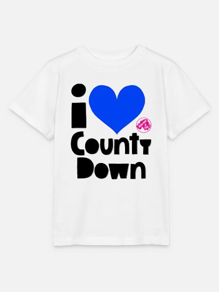 County Down Nordirland - Stanley/Stella Kinder T-Shirt MINI CREATOR - Weiß