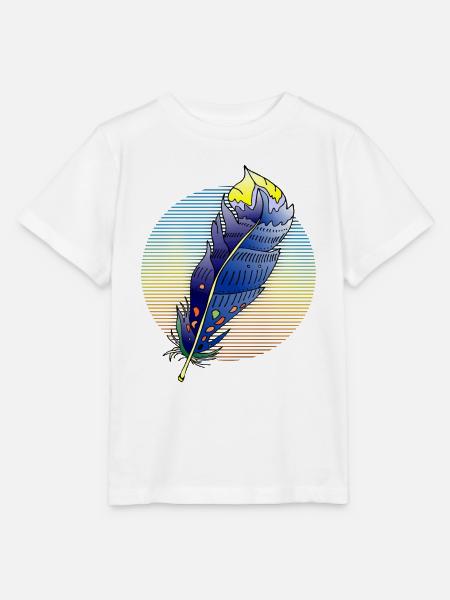 Feder - Stanley/Stella Kinder T-Shirt MINI CREATOR  - Weiß