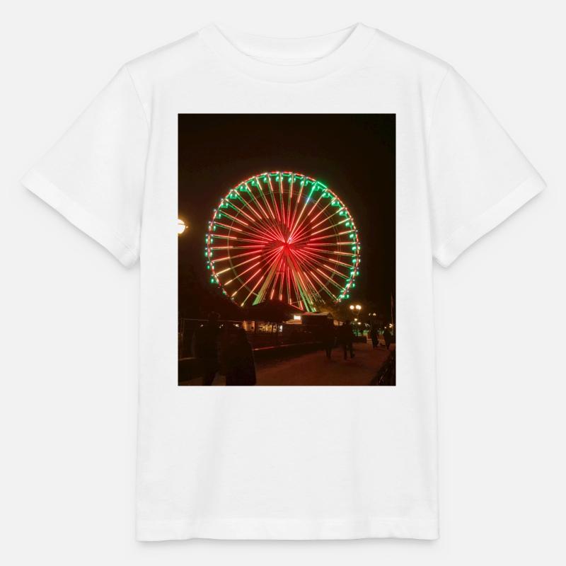 Grande roue de grömitz - T-shirt bio MINI CREATOR Stanley/Stella Enfant - blanc