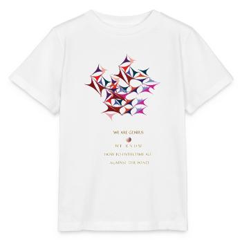génie - T-shirt bio MINI CREATOR Stanley/Stella Enfant - blanc - Devant - Maike (125cm)
