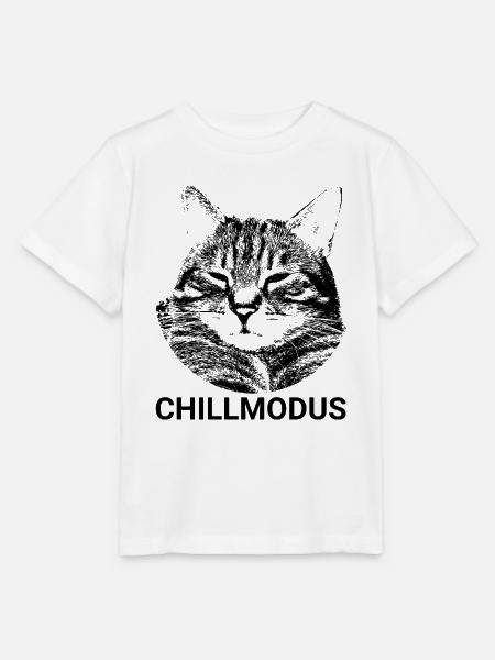 Purrfect Cat Chillmodus - Stanley/Stella Kinder T-Shirt MINI CREATOR  - Weiß