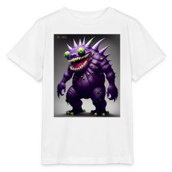 Green Purple Gonzo - Stanley/Stella Kinder T-Shirt MINI CREATOR  - Weiß - Vorne - Maike (125cm)