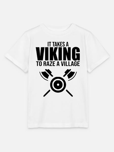 Zerstöre ein Dorfzitat - Stanley/Stella Kinder T-Shirt MINI CREATOR - Weiß