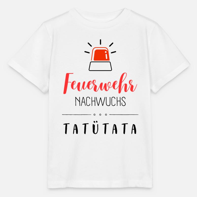 Feuerwehr Nachwuchs 🚒 - Stanley/Stella Kinder T-Shirt MINI CREATOR  - Weiß
