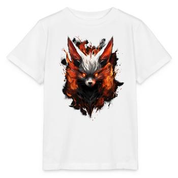 Volpe Demone Fennec Demon Fox - Stanley/Stella MINI CREATOR Kids’ T-Shirt - white - Front - Maike (125cm)