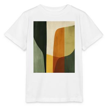 Affiche Minimaliste Geo 1 - T-shirt bio MINI CREATOR Stanley/Stella Enfant - blanc - Devant - Maike (125cm)