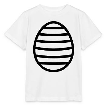 oeuf de paques - T-shirt bio MINI CREATOR Stanley/Stella Enfant - blanc - Devant - Maike (125cm)
