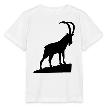Capricorne - T-shirt bio MINI CREATOR Stanley/Stella Enfant - blanc - Devant - Maike (125cm)
