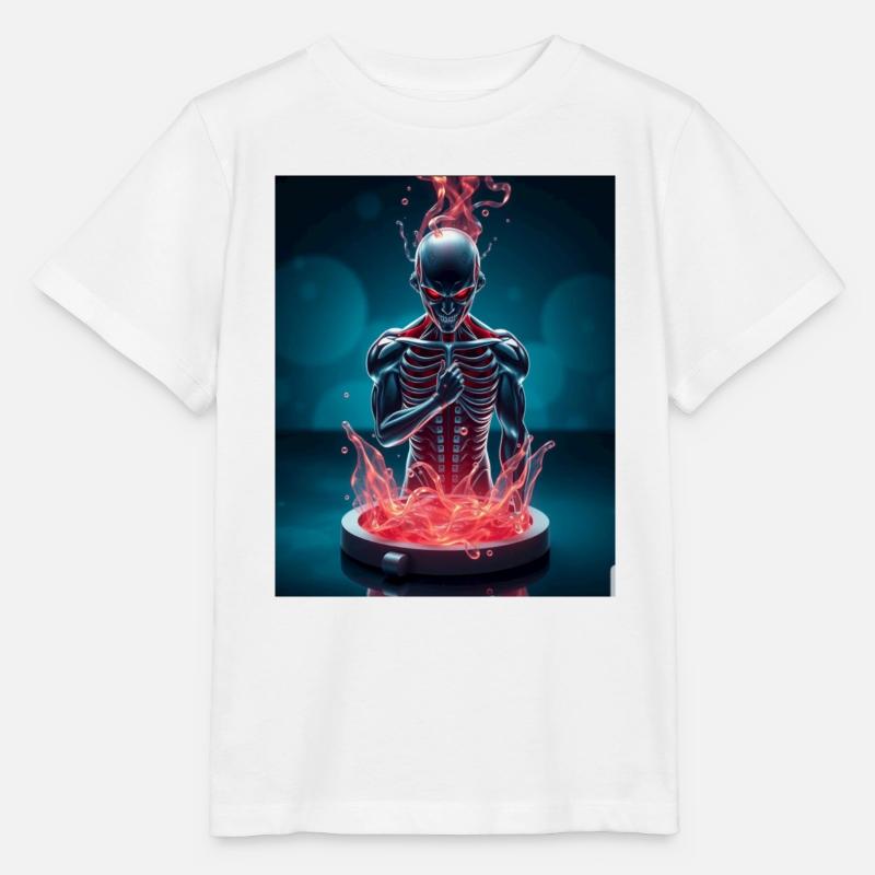 Devil - Stanley/Stella MINI CREATOR Kids’ T-Shirt - white
