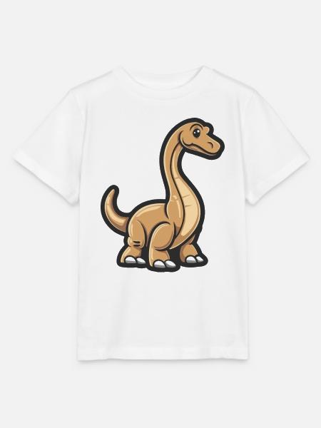 Dinosaurier brontosaurus Comic - Stanley/Stella Kinder T-Shirt MINI CREATOR  - Weiß