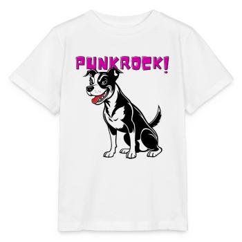 Punkrock Hund - Stanley/Stella Kinder T-Shirt MINI CREATOR  - Weiß - Vorne - Maike (125cm)