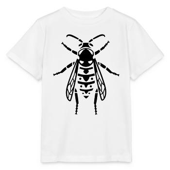 Insect - wasp - Stanley/Stella MINI CREATOR Kids’ T-Shirt - white - Front - Maike (125cm)