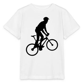 Cycling, biking 1 (super cheap!) - T-shirt bio MINI CREATOR Stanley/Stella Enfant - blanc - Devant - Maike (125cm)