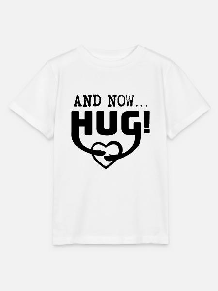and now...HUG! Umarmung - Stanley/Stella Kinder T-Shirt MINI CREATOR - Weiß