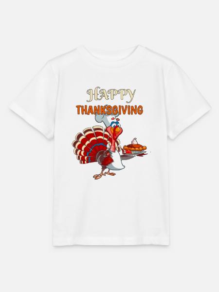 Thanksgiving-Truthahn - Stanley/Stella Kinder T-Shirt MINI CREATOR  - Weiß